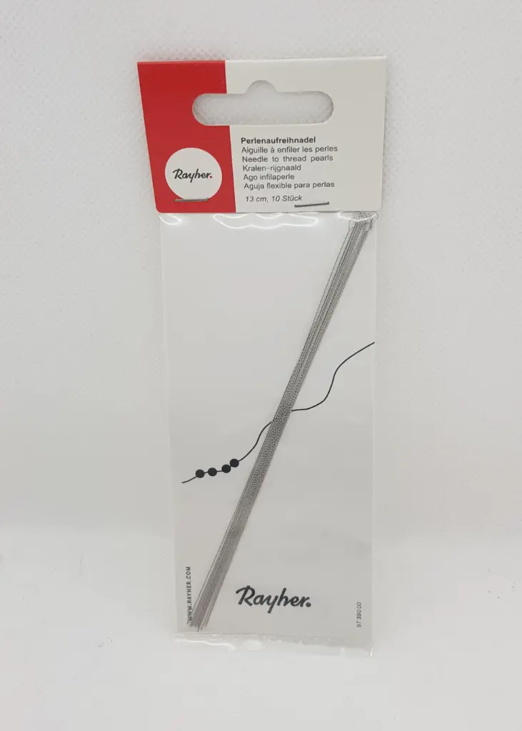 [45 091 000] 10 agujas flexibles para perlas de 13cm