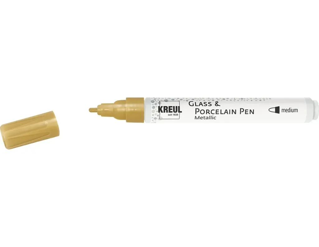 Rotulador oro metalico para porcelana 2-4mm